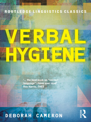 cover image of Verbal Hygiene